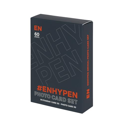 Yegeurina K-pop IDOL Group Special Photo Cards Set for Fans Party Photocards (60 Sheets) (#ENHYPEN) von Yegeurina