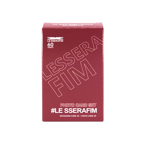 Yegeurina K-pop IDOL Group Special Photo Cards Set for Fans Party Photocards (60 Sheets) (#LE SSERAFIM) von Yegeurina