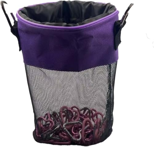 Yehanxue Wäscheklammerbeutel aus Netzstoff mit Kordelzug, zum Aufhängen von Wäscheklammern-Organizern, mit Haken. Yehanxue Wäscheklammerbeutel aus Netzstoff mit Kordelzug, zum Aufhängen von Wäscheklammern-Organizern, mit Haken. von Yehanxue