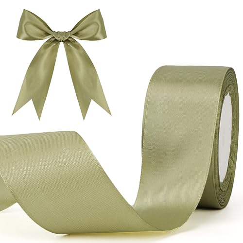 Grünes Satinband, 30 m, 3,8 cm, Stoffband, Masse, solide Rolle für Geschenkschnur, Band für Handwerk, Blumensträuße, Blumenarrangements, Geschenkverpackungen, Schleifenherstellung Grünes Satinband, 30 m, 3,8 cm, Stoffband, Masse, solide Rolle für Geschenkschnur, Band für Handwerk, Blumensträuße, Blumenarrangements, Geschenkverpackungen, Schleifenherstellung von Yekepal