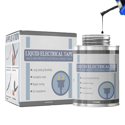Yelewy Flüssiges Isolierbanad,Black Liquid Electrical Tape,Schwarzes Flüssiges Elektrisches Klebeband,Hochtemperaturbeständiger Flammhemmender Kleber,Wasserdichtes Schnell Trocknendes Yelewy Flüssiges Isolierbanad,Black Liquid Electrical Tape,Schwarzes Flüssiges Elektrisches Klebeband,Hochtemperaturbeständiger Flammhemmender Kleber,Wasserdichtes Schnell Trocknendes von Yelewy