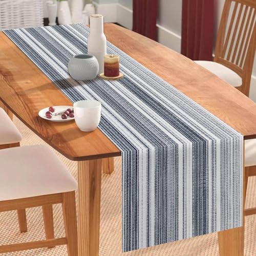 Lustiger Küchenchef, blaue französische Streifen aus Baumwollleinen, Tischläufer im Bauernhaus-Stil, Küchendekoration, Tischläufer für Küche, Esstisch, besondere Anlässe, Partydekoration Lustiger Küchenchef, blaue französische Streifen aus Baumwollleinen, Tischläufer im Bauernhaus-Stil, Küchendekoration, Tischläufer für Küche, Esstisch, besondere Anlässe, Partydekoration von Yelolyio