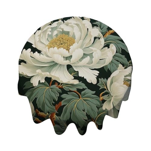 Yelolyio Honshu Tischdecke mit Rotkehlchen-Motiv, rund, 137,2 cm, Tischdecke, Dekoration für Buffet-Tische, Partys, Feiertagsessen, Abendessen, Hochzeiten und mehr Yelolyio Honshu Tischdecke mit Rotkehlchen-Motiv, rund, 137,2 cm, Tischdecke, Dekoration für Buffet-Tische, Partys, Feiertagsessen, Abendessen, Hochzeiten und mehr von Yelolyio