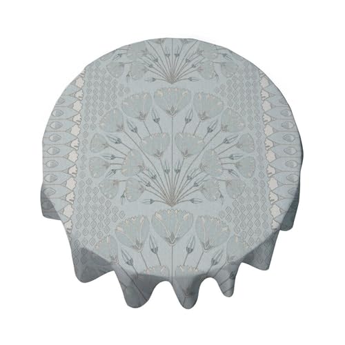 Yelolyio Kairo-Tischdecke, rund, 91,4 cm, Hellblau und Hellgrün, Tischdekoration für Buffet-Tische, Partys, Feiertagsessen, Hochzeiten und mehr Yelolyio Kairo-Tischdecke, rund, 91,4 cm, Hellblau und Hellgrün, Tischdekoration für Buffet-Tische, Partys, Feiertagsessen, Hochzeiten und mehr von Yelolyio