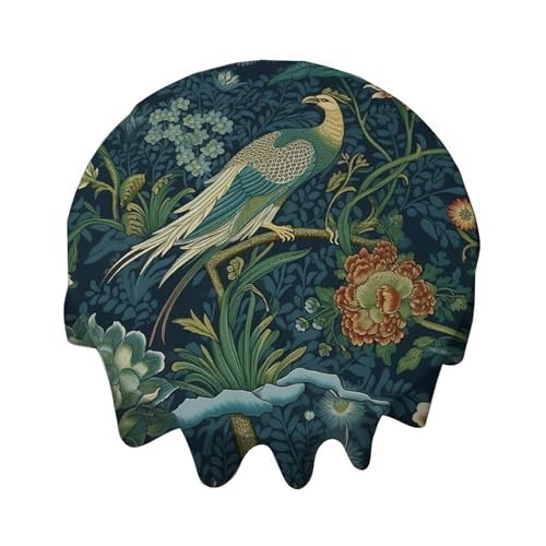 Yelolyio Runde Tischdecke, 127 cm, Aqua und Grün, Chinoiserie-Tischdecke, waschbare Tischdecke, Dekoration für Esszimmer, Party, Outdoor, Picknick Yelolyio Runde Tischdecke, 127 cm, Aqua und Grün, Chinoiserie-Tischdecke, waschbare Tischdecke, Dekoration für Esszimmer, Party, Outdoor, Picknick von Yelolyio