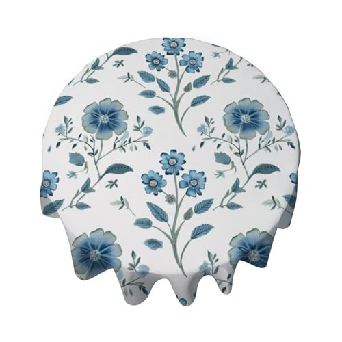 Yelolyio Tischdecke, rund, 91,4 cm, Mugul-Blume, Tischdekoration für Buffet-Tische, Partys, Feiertagsessen, Hochzeiten Yelolyio Tischdecke, rund, 91,4 cm, Mugul-Blume, Tischdekoration für Buffet-Tische, Partys, Feiertagsessen, Hochzeiten von Yelolyio