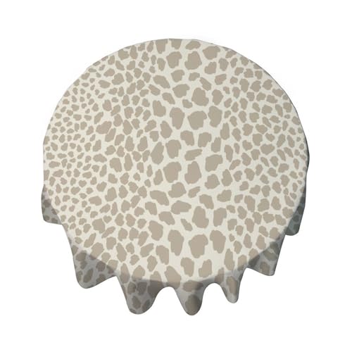Yelolyio Tischdecke mit Gepardenmuster, rund, 137,2 cm, Tischdecke für Buffet-Tische, Partys, Festtagsessen, Abendessen, Hochzeiten und mehr Yelolyio Tischdecke mit Gepardenmuster, rund, 137,2 cm, Tischdecke für Buffet-Tische, Partys, Festtagsessen, Abendessen, Hochzeiten und mehr von Yelolyio
