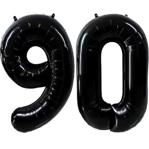 40 Zoll Schwarz 90 Zahlenballon Riesige Folien-Heliumballons Schwarz Großer Digitaler Ballon 90 Zahl 90 Luftballons für 90 Geburtstag Party Dekorationen Jubiläum Events Dekoration Supplies 40 Zoll Schwarz 90 Zahlenballon Riesige Folien-Heliumballons Schwarz Großer Digitaler Ballon 90 Zahl 90 Luftballons für 90 Geburtstag Party Dekorationen Jubiläum Events Dekoration Supplies von Yeodong