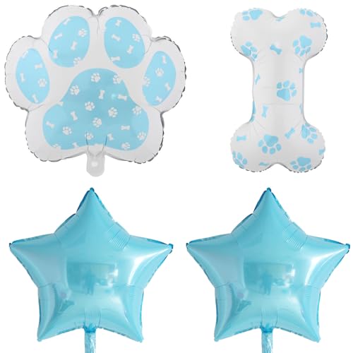 Haustier Hund Luftballons Blau Stern Folie Geburtstag Ballons Knochen Ballon Kinder Haustier Thema Geburtstag Party Dekorationen Welpen Hunde Ballon 4pcs Haustier Hund Luftballons Blau Stern Folie Geburtstag Ballons Knochen Ballon Kinder Haustier Thema Geburtstag Party Dekorationen Welpen Hunde Ballon 4pcs von Yeodong