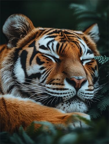 Diamond Painting Tiger Diamond Painting Erwachsene Groß XXL Tier 20x30cm DIY 5D Crystal Strass Stickerei Kreuzstich Kinder Diamant Malerei Leinwand Kit, Geschenke für Zuhause Wand Dekoration L-1218 Diamond Painting Tiger Diamond Painting Erwachsene Groß XXL Tier 20x30cm DIY 5D Crystal Strass Stickerei Kreuzstich Kinder Diamant Malerei Leinwand Kit, Geschenke für Zuhause Wand Dekoration L-1218 von Yeogcohe