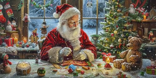 Diamond Painting für Erwachsene Weihnachten Diamant Painting Bilder Mann 5D DIY Diamant Malerei Kits Eckige Steine Stickerei Set,Bastelset Basteln Erwachsene Kreuzstich Home Wand Dekor 50x100cm Diamond Painting für Erwachsene Weihnachten Diamant Painting Bilder Mann 5D DIY Diamant Malerei Kits Eckige Steine Stickerei Set,Bastelset Basteln Erwachsene Kreuzstich Home Wand Dekor 50x100cm von Yeogcohe
