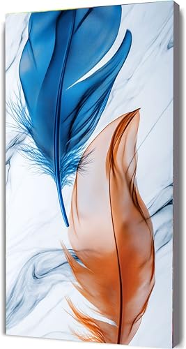 Feder Malen Nach Zahlen Erwachsene Groß 90x180cm,Malen Nach Zahlen mit Rahmen Einfachheit,Kreativ Set für Erwachsene,DIY Handgemalt Ölgemälde Leinwand Kit mit Pinseln Acrylfarben,Home Dekor Gifts LE-2 von Yeogcohe