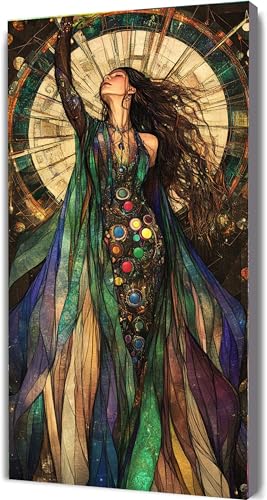 Fee Malen Nach Zahlen Erwachsene Groß 60x120cm,Malen Nach Zahlen mit Rahmen Abstrakt,Kreativ Set für Erwachsene,DIY Handgemalt Ölgemälde Leinwand Kit mit Pinseln Acrylfarben,Home Dekor Gifts LE-1052 von Yeogcohe
