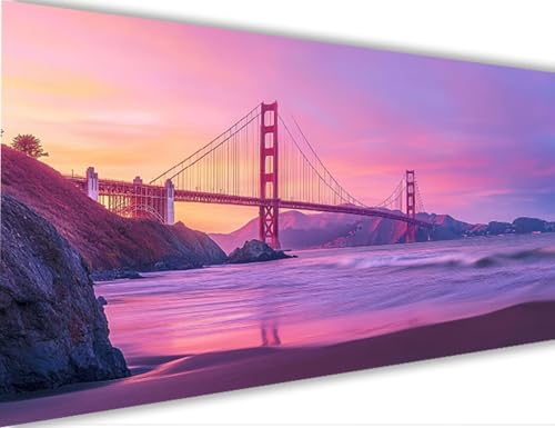 Landschaft Malen Nach Zahlen Erwachsene Groß 70x140cm,Malen Nach Zahlen mit Rahmen Brücke,Kreativ Set für Erwachsene,DIY Handgemalt Ölgemälde Leinwand Kit mit Pinseln Acryl,Home Dekor Gifts LE-209 Landschaft Malen Nach Zahlen Erwachsene Groß 70x140cm,Malen Nach Zahlen mit Rahmen Brücke,Kreativ Set für Erwachsene,DIY Handgemalt Ölgemälde Leinwand Kit mit Pinseln Acryl,Home Dekor Gifts LE-209 von Yeogcohe