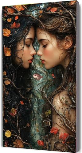 Malen Nach Zahlen Erwachsene Frau Malen Nach Zahlen mit Rahmen 50x150cm Abstrakt Paint by Numbers für Anfänger,DIY Set Erwachsene,Ölgemälde Leinwand Kit mit Acrylfarben Bastelset,Wand Dekor LE-145 von Yeogcohe