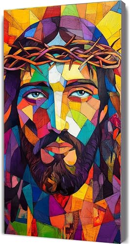 Malen Nach Zahlen Jesus,Religion Malen Nach Zahlen Erwachsene mit Rahmen 30x60cm,Paint by Numbers ab 5-10 Jahre Mädchen Geschenke,DIY Ölgemälde Set mit Pinseln Acryl Leinwan,Wanddeko Wohnzimme LE-1333 von Yeogcohe