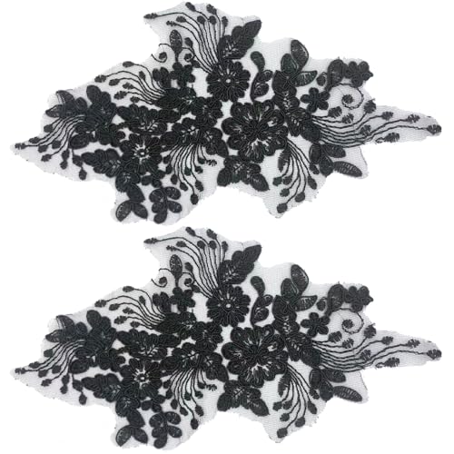 2pcs Spitzenapplikation, 11, 4 x 5, 5 Zoll Polyester Blumenapplikation, Stickflächen für Hochzeitskleid -Nähen, Handwerks -DIY, Kleidung, Haarschmuck, Stickfelder 2pcs Spitzenapplikation, 11, 4 x 5, 5 Zoll Polyester Blumenapplikation, Stickflächen für Hochzeitskleid -Nähen, Handwerks -DIY, Kleidung, Haarschmuck, Stickfelder von Yeory