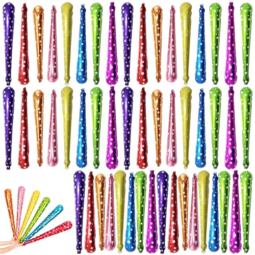 Yeory 50pcs Lärmhersteller für Sportveranstaltungen, aufblasbare Plastikdonnernstöcke, helle Boom -Sticks, niedliche Print -Cheer -Lärmhersteller, Wiederverwendbare Partyvorräte, Boom Yeory 50pcs Lärmhersteller für Sportveranstaltungen, aufblasbare Plastikdonnernstöcke, helle Boom -Sticks, niedliche Print -Cheer -Lärmhersteller, Wiederverwendbare Partyvorräte, Boom von Yeory