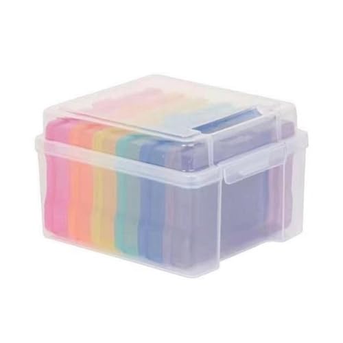 Yeory Bildspeicherbehälter Foto Speicherbox Kunststoff Bildhüter 5x7 -Zoll -Karten Craft Keeper mit 6 farbenfrohen Fotodisten Yeory Bildspeicherbehälter Foto Speicherbox Kunststoff Bildhüter 5x7 -Zoll -Karten Craft Keeper mit 6 farbenfrohen Fotodisten von Yeory