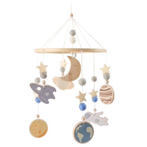 Yeory Crib Mobile, 360 ° gedrehtes hängendes Baby Mobile für Krippen, niedliche Raumverzierungen Holz Wind Chime Baby Kindergartendekor, 20x9.5 für Raum, für Yeory Crib Mobile, 360 ° gedrehtes hängendes Baby Mobile für Krippen, niedliche Raumverzierungen Holz Wind Chime Baby Kindergartendekor, 20x9.5 für Raum, für von Yeory