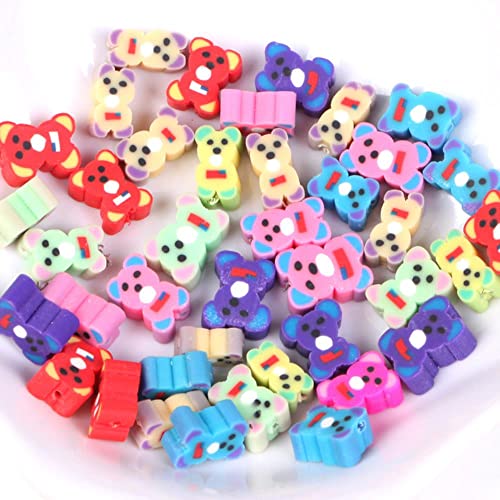 Yerdos Modelliermassen-Perlen mit Tiermotiven, Obstblumen, lose Abstände, für Kinder, Schmuck, DIY, Armband, Halskette, Zubehör Yerdos Modelliermassen-Perlen mit Tiermotiven, Obstblumen, lose Abstände, für Kinder, Schmuck, DIY, Armband, Halskette, Zubehör von Yerdos