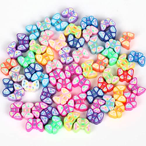 Yerdos Modelliermassen-Perlen mit Tiermotiven, Obstblumen, lose Abstände, für Kinder, Schmuck, DIY, Armband, Halskette, Zubehör von Yerdos