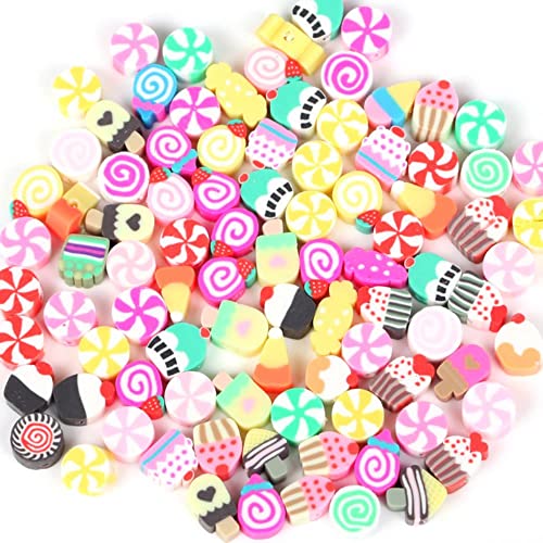 Yerdos Modelliermassen-Perlen mit Tiermotiven, Obstblumen, lose Abstände, für Kinder, Schmuck, DIY, Armband, Halskette, Zubehör Yerdos Modelliermassen-Perlen mit Tiermotiven, Obstblumen, lose Abstände, für Kinder, Schmuck, DIY, Armband, Halskette, Zubehör von Yerdos