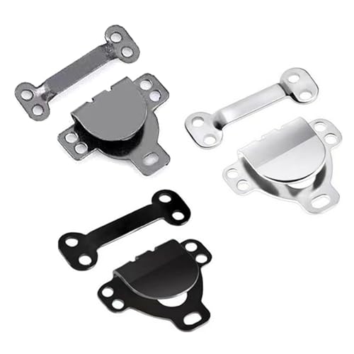 Hakenverschluss Kleidung Und Haken Und Ösen Zum Annähen - 30pcs, in Schwarz,Silberweiß Und Waffenfarbe,hosenhaken,Hochwertiges Kupfermaterial Für Haltbarkeit- Perfekte Größe Für Hosen, Röcke Und DIY von Yerozhui