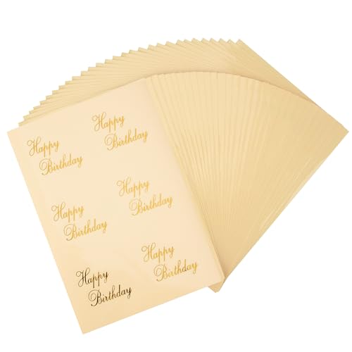 Yesaler Alles Gute zum Geburtstag Aufkleber Geschenkverpackung Aufkleber Golden Sticker 180 Stück für Briefumschlag Geschenkbox Dekoration Yesaler Alles Gute zum Geburtstag Aufkleber Geschenkverpackung Aufkleber Golden Sticker 180 Stück für Briefumschlag Geschenkbox Dekoration von Yesaler
