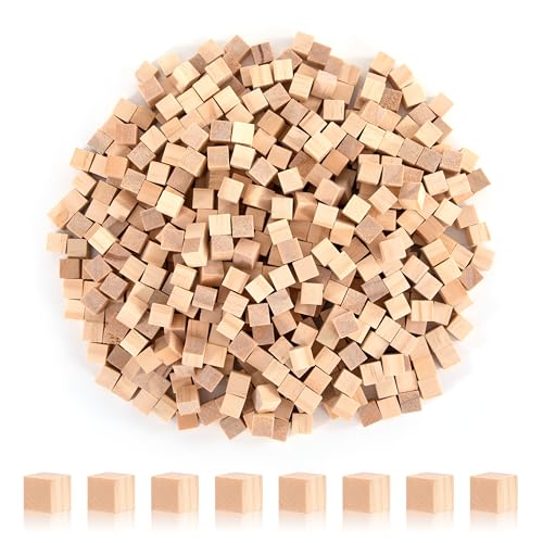 Yesaler Holzblöcke 10mm Kleine Holz Würfel Natürliche Blanko DIY Holzblöcke für DIY Basteln Malen Handwerk Dekoration 500 Stück Yesaler Holzblöcke 10mm Kleine Holz Würfel Natürliche Blanko DIY Holzblöcke für DIY Basteln Malen Handwerk Dekoration 500 Stück von Yesaler