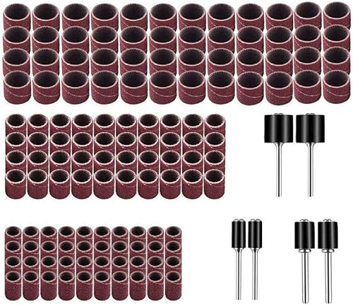 Yesallwas 126 Stück Schleifhülse Satz Einschließlich 120 Stück 240 grit teilig Schleifen Bands and 6 Stück Schleifwalze for Dremel Drehwerkzeug Yesallwas 126 Stück Schleifhülse Satz Einschließlich 120 Stück 240 grit teilig Schleifen Bands and 6 Stück Schleifwalze for Dremel Drehwerkzeug von Yesallwas