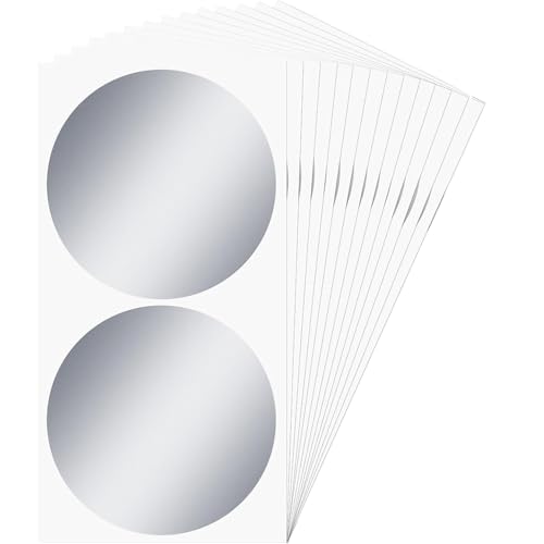 Yesallwas 26 Stück, 5cm Rubbel Etiketten Rubbellose Aufkleber, Scratch Sticker - Silber Yesallwas 26 Stück, 5cm Rubbel Etiketten Rubbellose Aufkleber, Scratch Sticker - Silber von Yesallwas