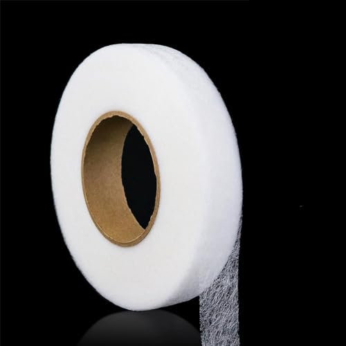 Yesallwas Saumband zum Aufbügeln 90 Meter Bügelband Saumband,Breite 25mm zum Spleißen von Stoffen, Hosen,Vorhänge,Kleidung von Yesallwas
