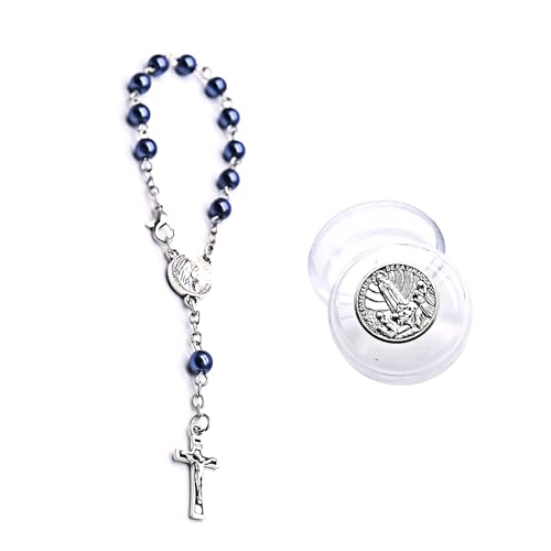 Yeselino Katholische religiöse Fingerkette, Rosenkränze für Gastgeschenke, Taufe von Yeselino
