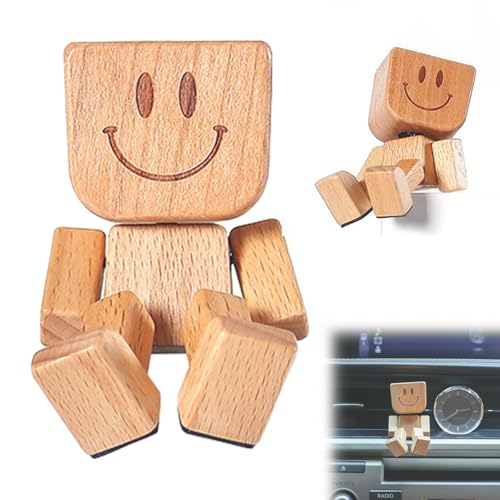 Yesmoyhe Schüttelnde Holzmann Figur, Charmante Kleine Holzfigur, Schüttelmann Aus Holz, Shaking Wooden Man Figur, Wackelfigur Auto, Handmade Shaking Feet Wooden Doll, Lustige Armaturenbrett Dekors Yesmoyhe Schüttelnde Holzmann Figur, Charmante Kleine Holzfigur, Schüttelmann Aus Holz, Shaking Wooden Man Figur, Wackelfigur Auto, Handmade Shaking Feet Wooden Doll, Lustige Armaturenbrett Dekors von Yesmoyhe