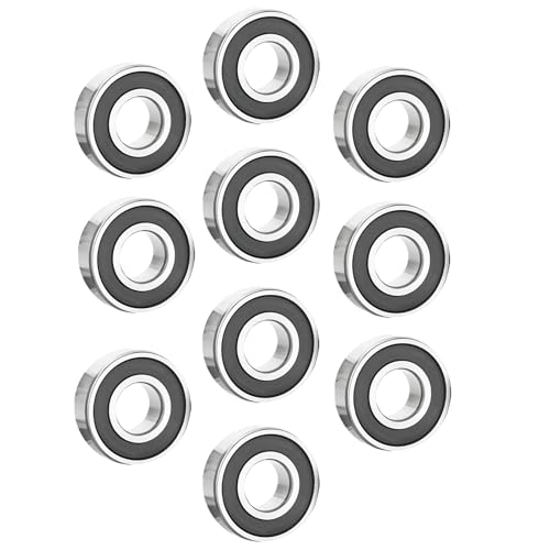 10 Stück Rillenkugellager 626RS doppelt versiegelt, 6mm x 19mm x 6mm Bearing, Rillenkugellager, Kugellager aus Kohlenstoffstahl für für eine Vielzahl von Anwendungen, Darunter Maschinen, Fahrzeuge 10 Stück Rillenkugellager 626RS doppelt versiegelt, 6mm x 19mm x 6mm Bearing, Rillenkugellager, Kugellager aus Kohlenstoffstahl für für eine Vielzahl von Anwendungen, Darunter Maschinen, Fahrzeuge von Yewseas