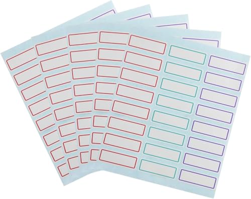 Yexueer 240 Ordneretiketten, Namensetiketten, Ordnername, Abheftung, Umschlagaufkleber von Yexueer