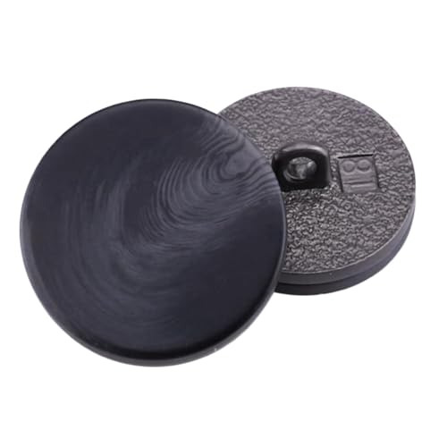 10 Stück 15 mm bis 25 mm runde Metallknöpfe aus Kunstharz (Farbe 3, 15 mm - 10 Stück) von Yeydeoe