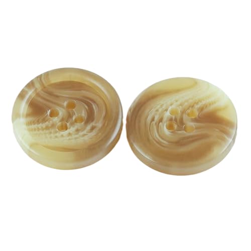10 Stück 15 mm bis 30 mm Harz-Kantenknöpfe (Farbe 4, 18 mm-10 Stück) von Yeydeoe