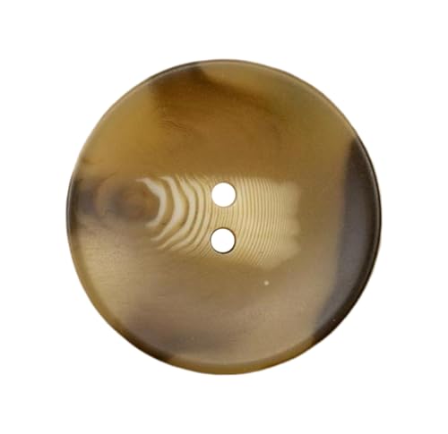28mm schalenförmige Harzknöpfe für Anzüge, Kaffee, 28mm 10 Stück von Yeydeoe
