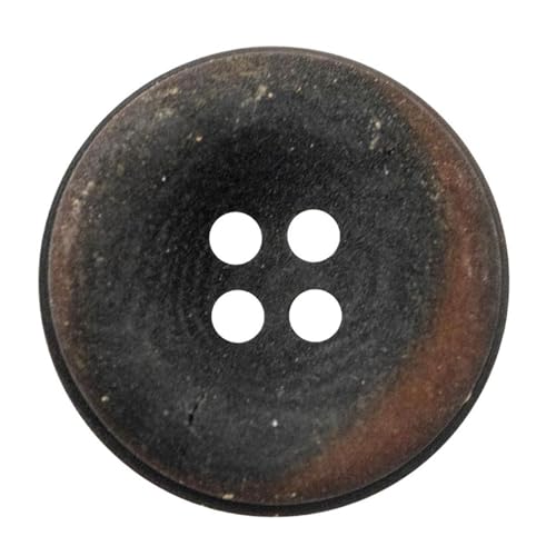 5 Stück matte Knöpfe Hemd Zubehör 12,5 mm 15 mm 18 mm 20 mm (schwarz, 20 mm - 5 Stück) von Yeydeoe