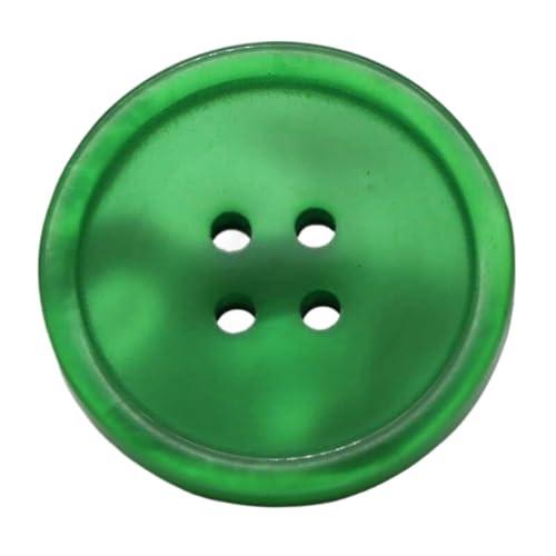 Anzugknöpfe aus Kunstharz, 15 - 30 mm, Grün, 18 mm, 5 Stück Anzugknöpfe aus Kunstharz, 15 - 30 mm, Grün, 18 mm, 5 Stück von Yeydeoe