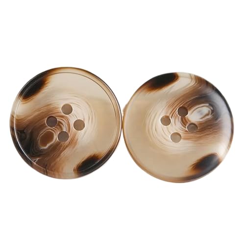 Dünne Knöpfe aus Kunstharz, 11 mm bis 30 mm (Farbe 1, 20 mm, 10 Stück), 10 Stück von Yeydeoe