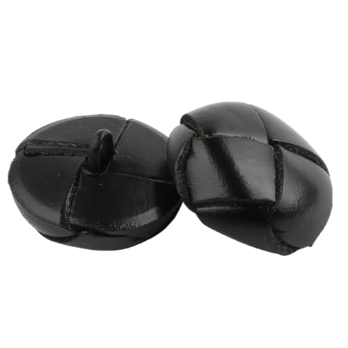 Handgefertigte Lederknöpfe für Mäntel und Jacken, 15 mm - 30 mm (Farbe 1, 23 mm, 6 Stück) von Yeydeoe
