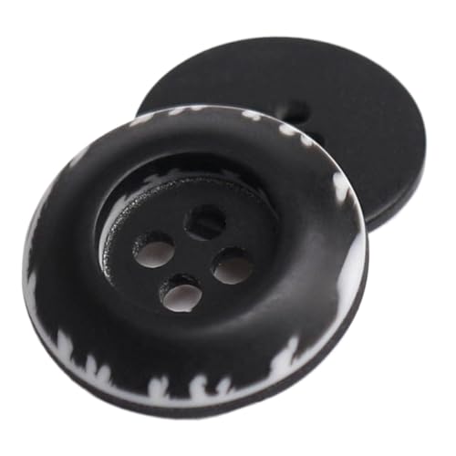 Harzknöpfe, dickes Muster für Wollmäntel und Trenchcoat, 18 mm, 21 mm, 30 mm (Farbe 2, 18 mm, 10 Stück) von Yeydeoe