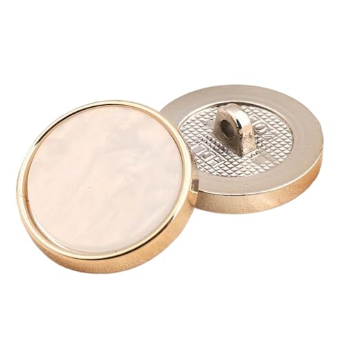 Harzknöpfe, rund, für Damenmäntel und Trenchcoat, 17 mm/23 mm/25 mm (Farbe 1, 25 mm-10 Stück) von Yeydeoe