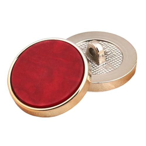 Harzknöpfe, rund, für Damenmäntel und Trenchcoat, 17 mm/23 mm/25 mm (Farbe 4, 25 mm-10 Stück) von Yeydeoe