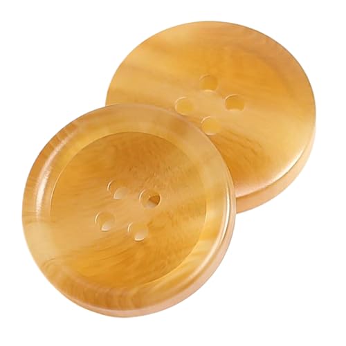 Harzknöpfe, rund, für Mäntel und Anzüge, in verschiedenen Größen (Farbe 1, 23 mm, 10 Stück) von Yeydeoe