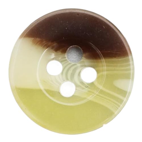 Harzknöpfe für weiße Jacken, Mäntel und Anzüge für Damen, 9 - 25 mm (Farbe 1, 18,0 mm - 10 Stück), 10 Stück von Yeydeoe