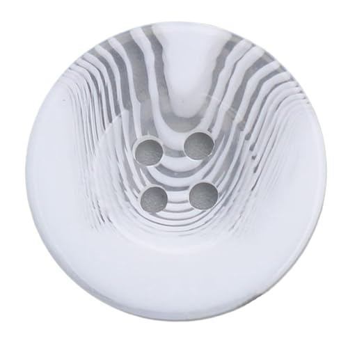 Harzknöpfe für weiße Jacken, Mäntel und Anzüge für Damen, 9 mm - 25 mm (Farbe 3, 15,0 mm - 10 Stück), 10 Stück von Yeydeoe